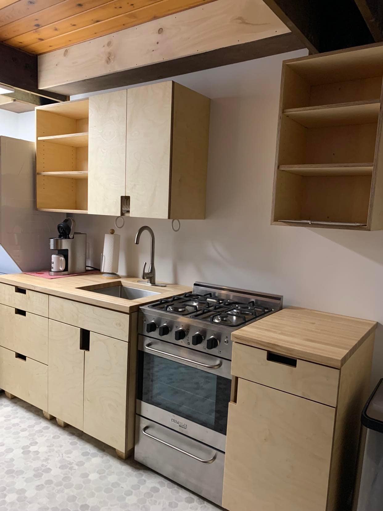 Custom basement kitchen