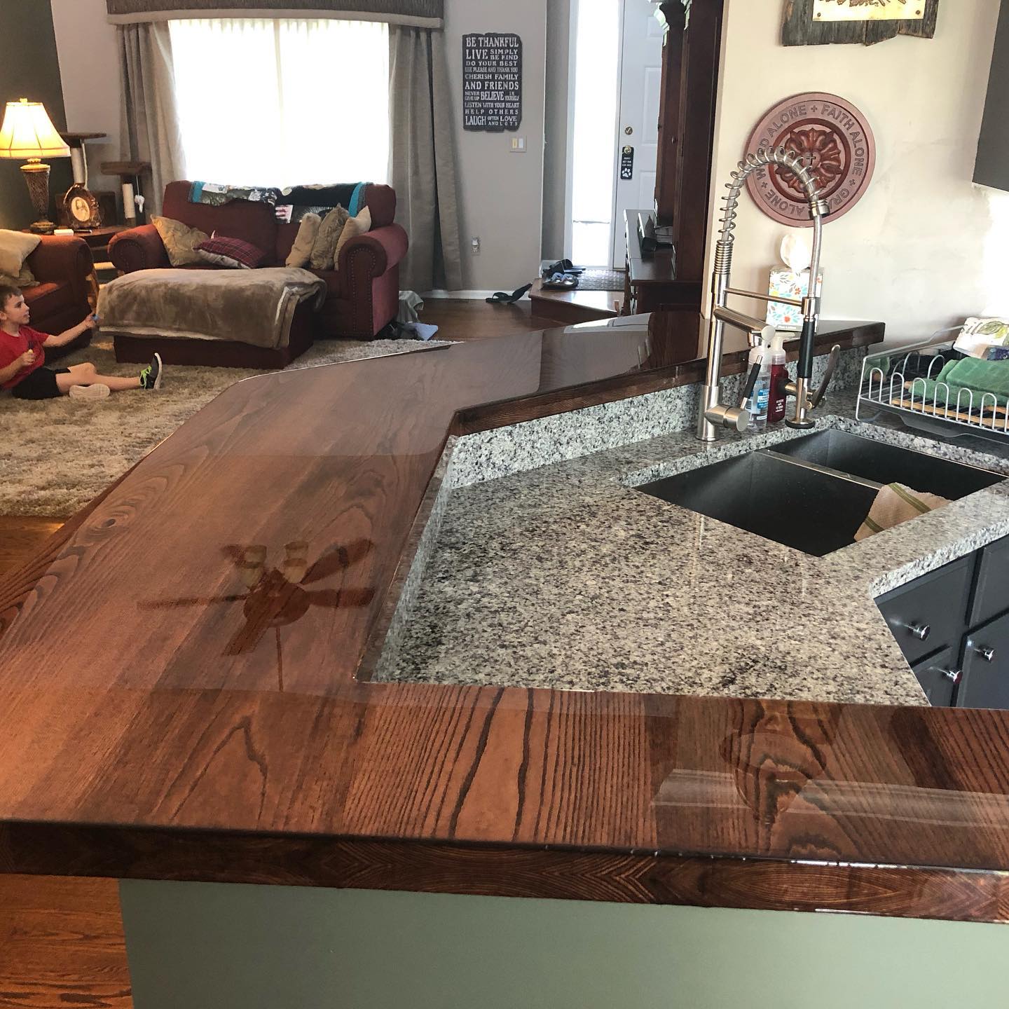 Epoxy-coated Countertop